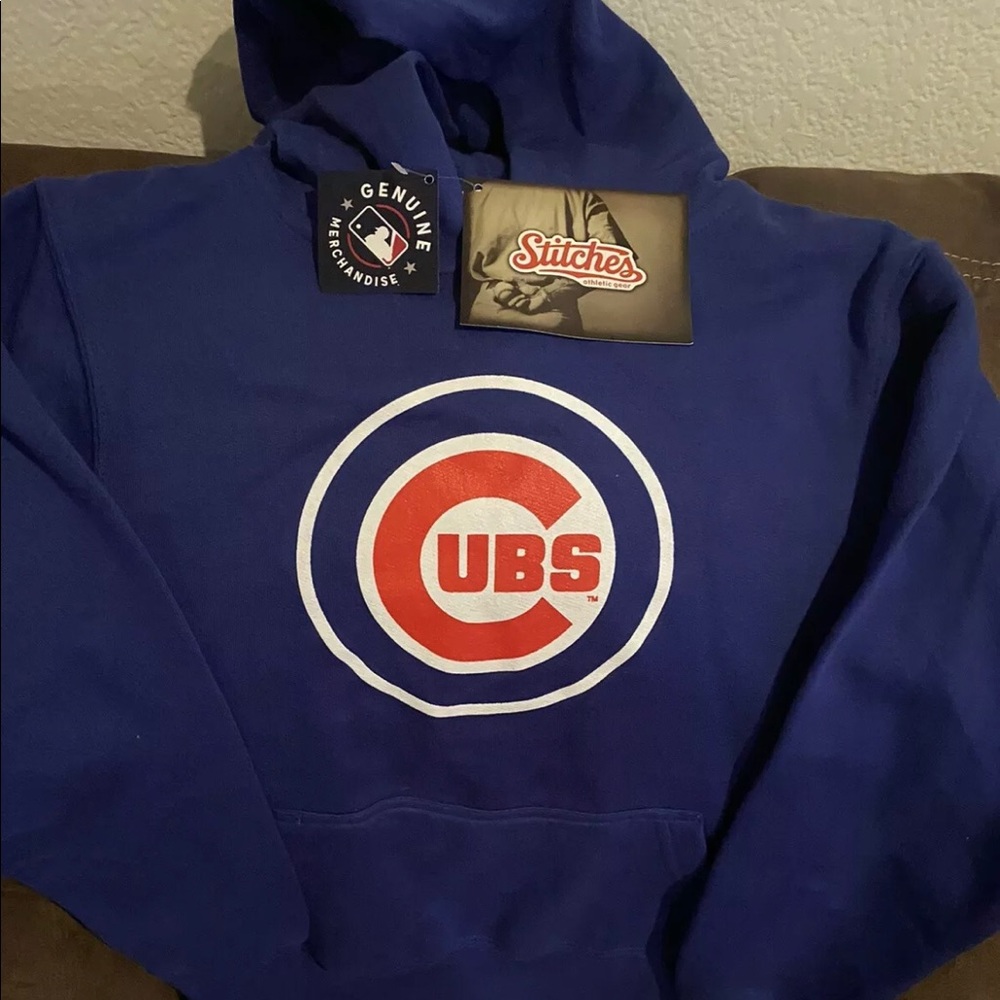 Chicago Cubs Youth Hoodie (Large) Stitches Brand